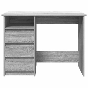 vidaXL Γραφείο Γκρι Sonoma 102x50x75cm από Επεξεργασμένο Ξύλο 1 τεμ.