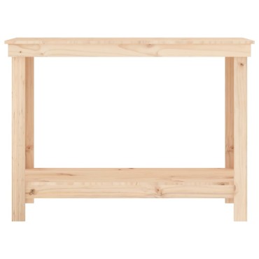 vidaXL Πάγκος Εργασίας 110 x 50 x 80 εκ. από Μασίφ Ξύλο Πεύκου