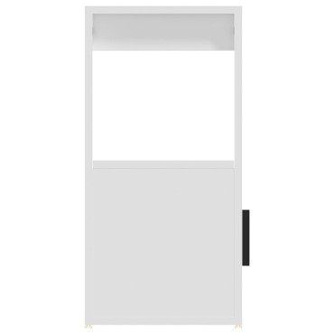 vidaXL Ντουλάπι Λευκό 80x30x60cm από Επεξεργασμένο Ξύλο 1 τεμ.