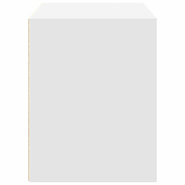 vidaXL Ντουλάπι με 2συρτάρια Λευκό 60x31x40cm Ξύλινο μηχανουργικό ξύλο 1 τεμ.