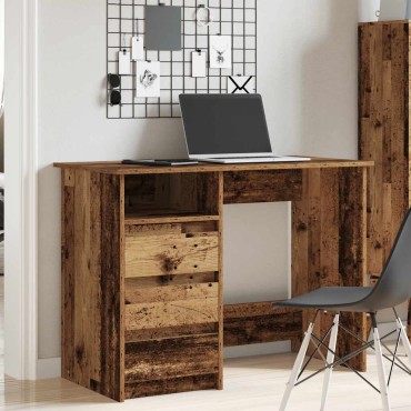 vidaXL Γραφείο Μαύρο 102x50x75cm από Επεξεργασμένο Ξύλο 1 τεμ.