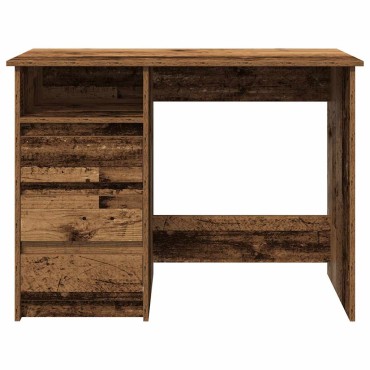 vidaXL Γραφείο Μαύρο 102x50x75cm από Επεξεργασμένο Ξύλο 1 τεμ.