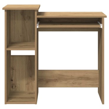vidaXL Γραφείο με Ράφια Αρτισιανή Δρυς 184x40x78cm Επεξεργασμένο Ξύλο 1 τεμ.