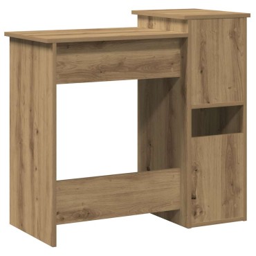 vidaXL Γραφείο με Ράφια Αρτισιανή Δρυς 184x40x78cm Επεξεργασμένο Ξύλο 1 τεμ.