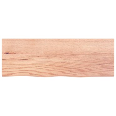 vidaXL Πάγκος Μπάνιου Αν. Καφέ 80x30x(2-4) εκ. Επεξεργ. Μασίφ Ξύλο