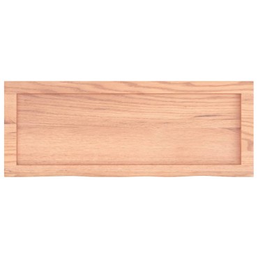 vidaXL Πάγκος Μπάνιου Αν. Καφέ 80x30x(2-4) εκ. Επεξεργ. Μασίφ Ξύλο