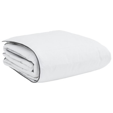 vidaXL Χειμερινό Παπλωματοθήκη Λευκό 200 x 240 cm Φτερό