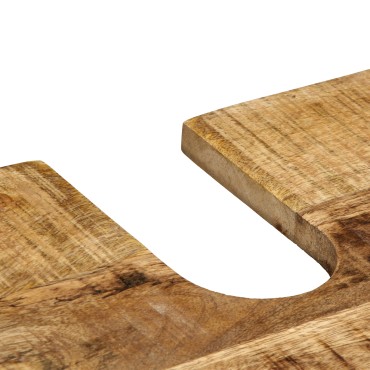 vidaXL Σετ Επίπλων Μπάνιου 2 τεμ. Καφέ και Μαύρο 55x35x60cm