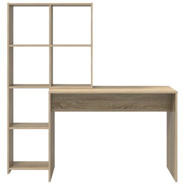 vidaXL Γραφείο Δρύς Sonoma Επεξεργασμένο Ξύλο 138,5x55x143 εκ 1 τεμ.