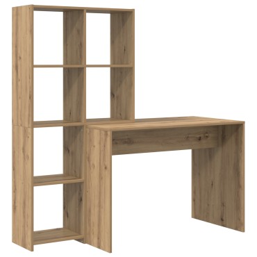 vidaXL Γραφείο Artisan Oak Επεξεργασμένο Ξύλο 138,5x55x143 εκ 1 τεμ.