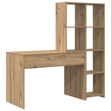 vidaXL Γραφείο Artisan Oak Επεξεργασμένο Ξύλο 138,5x55x143 εκ 1 τεμ.