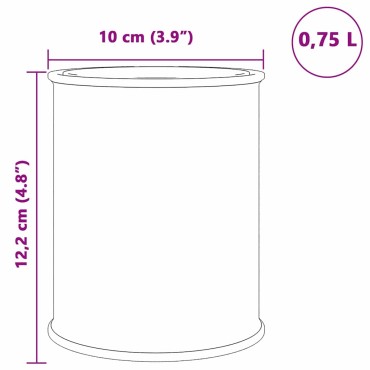 vidaXL Βαφή επίπλων Λευκό 0,75 L Εκτύπωση τοίχου