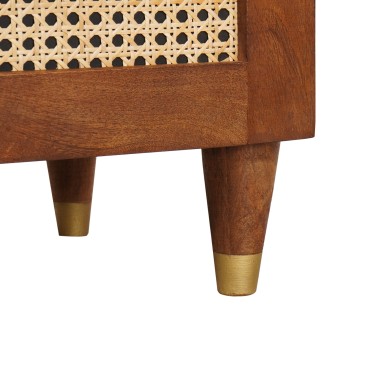 vidaXL Κομοδίνο 2 τεμ. Καφέ 40x33x46cm Μασίφ ξύλο ακακίας