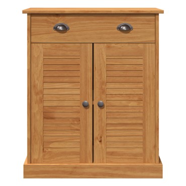 vidaXL Ντουλάπι Μπάνιου VIGO Καφέ και Μέλι Καφέ 68x34x80 εκ 1 τεμ.