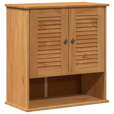 vidaXL Ντουλάπι Μπάνιου VIGO Καφέ και Μέλι Καφέ 67,5x34x71,5cm 1 τεμ.