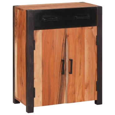 vidaXL Πλαϊνό γραφείο Καφέ 55x30x75cm Στερεό Ξύλο Ακακίας 1 τεμ.
