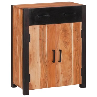 vidaXL Πλαϊνό γραφείο Καφέ 55x30x75cm Στερεό Ξύλο Ακακίας 1 τεμ.