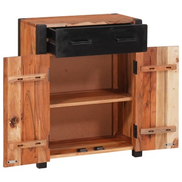 vidaXL Πλαϊνό γραφείο Καφέ 55x30x75cm Στερεό Ξύλο Ακακίας 1 τεμ.
