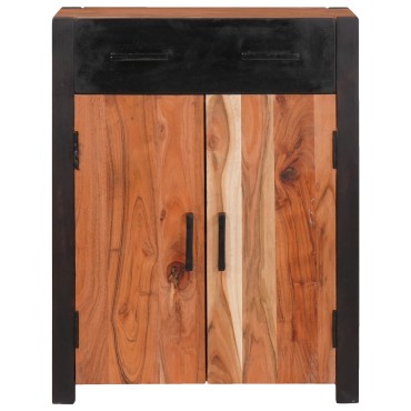 vidaXL Πλαϊνό γραφείο Καφέ 55x30x75cm Στερεό Ξύλο Ακακίας 1 τεμ.