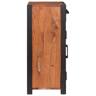 vidaXL Πλαϊνό γραφείο Καφέ 55x30x75cm Στερεό Ξύλο Ακακίας 1 τεμ.