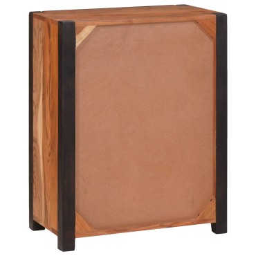 vidaXL Πλαϊνό γραφείο Καφέ 55x30x75cm Στερεό Ξύλο Ακακίας 1 τεμ.