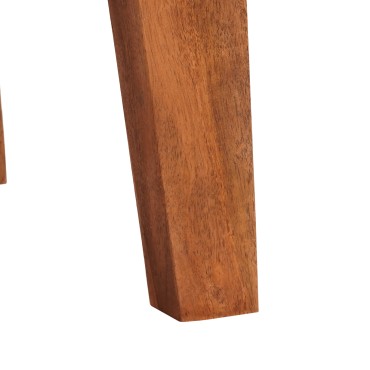 vidaXL End Table με συρτάρι Καφέ 40x32x46cm Στερεό Ανακτηθέν Ξύλο