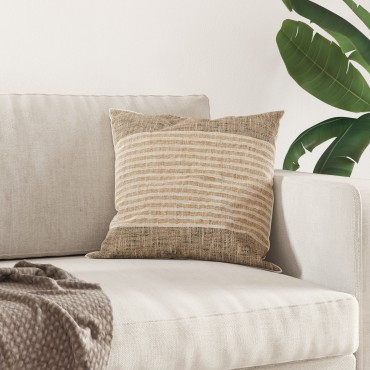 vidaXL Μαξιλάρι 51 x 51 x 20 εκ Πολυεστέρας Λευκό