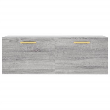 vidaXL Ντουλάπι Τοίχου Γκρι Sonoma 100x36,5x35cm Επεξεργασμένο Ξύλο 1 τεμ.