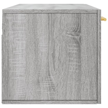 vidaXL Ντουλάπι Τοίχου Γκρι Sonoma 100x36,5x35cm Επεξεργασμένο Ξύλο 1 τεμ.