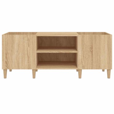 vidaXL Ντουλάπι δίσκων Sonoma Δρυς 121x38x48cm από επεξεργασμένο ξύλο 1 τεμ.