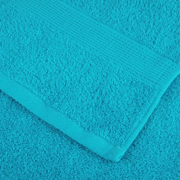 vidaXL Πετσέτα Επισκεπτών SOLUND 4 τμχ. Τυρκουάζ 15 x 21 cm 550 gsm