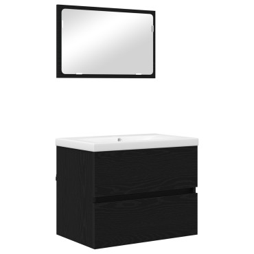 vidaXL Σετ Επίπλων Μπάνιου 3 τεμ. Artisan Oak 61x39x45 εκ