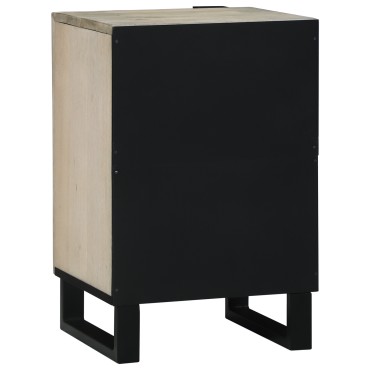 vidaXL Ντουλάπα Νιπτήρα Mπάνιου Λευκό 38x33x58cm 1 τεμ.