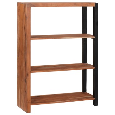 vidaXL Ράφι Βιβλίων Καφέ 80x30x110cm Στερεό Ξύλο Ακακίας 1 τεμ.