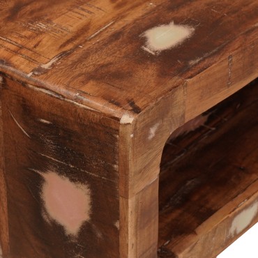 vidaXL Τραπέζι περιποίησης Καφέ 90x76x45cm Στερεό Ανακτηθέν Ξύλο