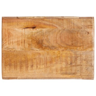 vidaXL Ράφι Κρασιού Καφέ 44x30x35cm Στερεό ξύλο μάνγκο 1 τεμ.