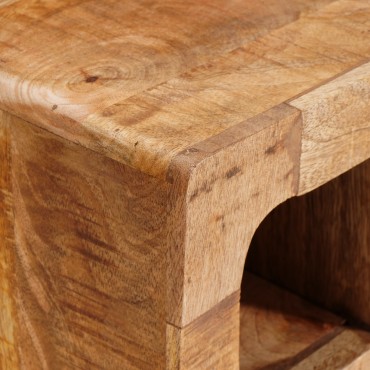 vidaXL Ράφι Κρασιού Καφέ 44x30x35cm Στερεό ξύλο μάνγκο 1 τεμ.