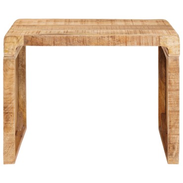 vidaXL End Table Καφέ 60x35x46cm Στερεό ξύλο μάνγκο