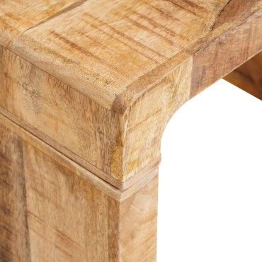 vidaXL End Table Καφέ 60x35x46cm Στερεό ξύλο μάνγκο
