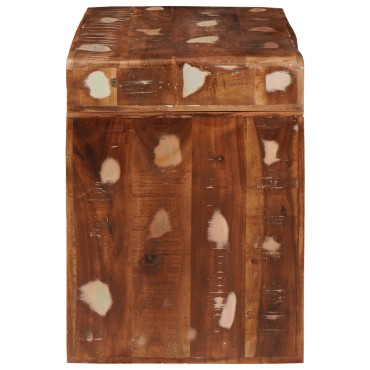 vidaXL End Table Καφέ 60x35x46cm Στερεό Ανακτηθέν Ξύλο