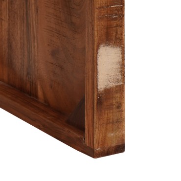 vidaXL End Table Καφέ 60x35x46cm Στερεό Ανακτηθέν Ξύλο