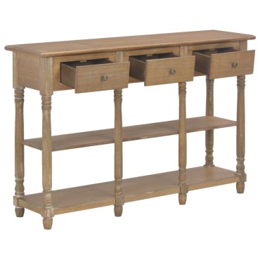 vidaXL Τραπέζι Κονσόλα 110x30x76cm από Επεξεργασμένο Ξύλο