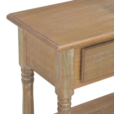 vidaXL Τραπέζι Κονσόλα 110x30x76cm από Επεξεργασμένο Ξύλο