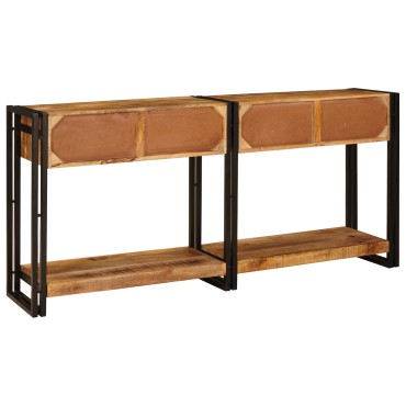 vidaXL Τραπέζια Κονσόλες 2 τμχ. Καφέ 161x33x75 εκ