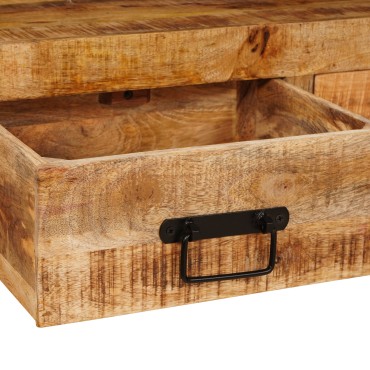 vidaXL Τραπέζια Κονσόλες 2 τμχ. Καφέ 161x33x75 εκ