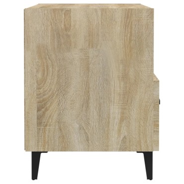 vidaXL Κομοδίνο Sonoma Δρυς από Επεξεργασμένο Ξύλο 40x35x47,5cm 1 τεμ.