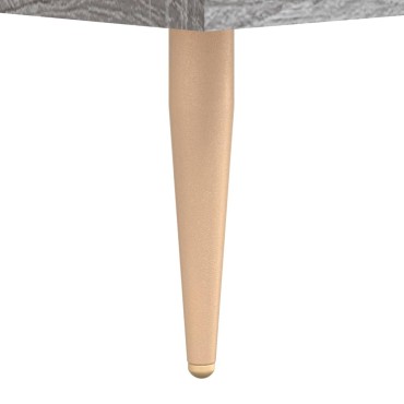 vidaXL Γραφείο Γκρι Sonoma 140x50x75cm από Επεξεργασμένο Ξύλο 1 τεμ.