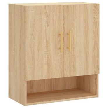 vidaXL Ντουλάπι Τοίχου Sonoma Δρυς 60x31x70cm Επεξεργασμένο Ξύλο 1 τεμ.