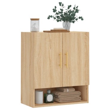 vidaXL Ντουλάπι Τοίχου Sonoma Δρυς 60x31x70cm Επεξεργασμένο Ξύλο 1 τεμ.