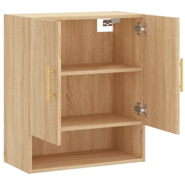 vidaXL Ντουλάπι Τοίχου Sonoma Δρυς 60x31x70cm Επεξεργασμένο Ξύλο 1 τεμ.